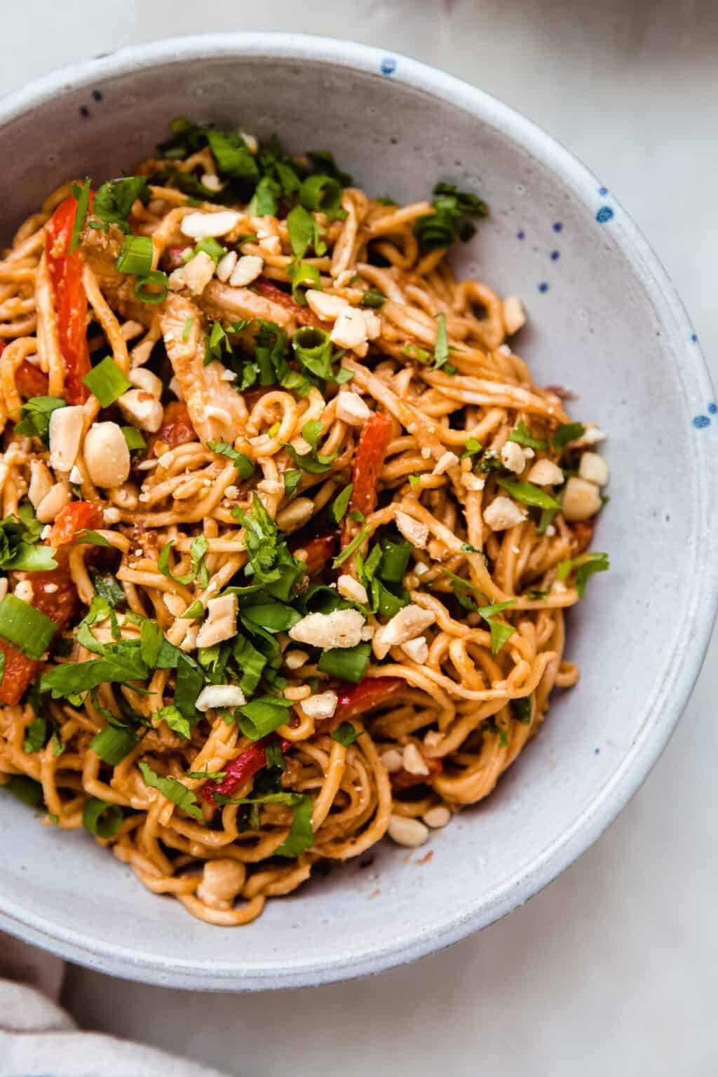 Seasame Peanut Noodles